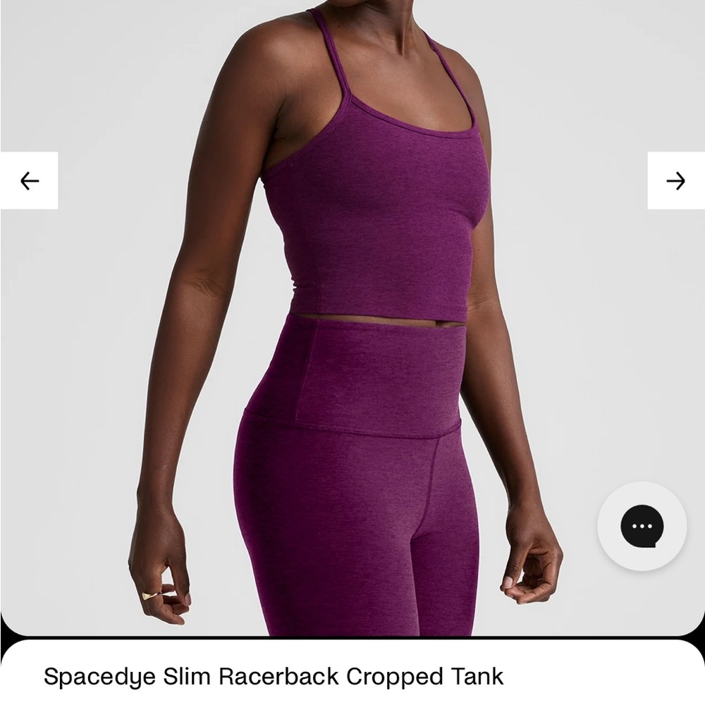 Beyond Yoga Spacedye Slim Racerback Cropped Tank